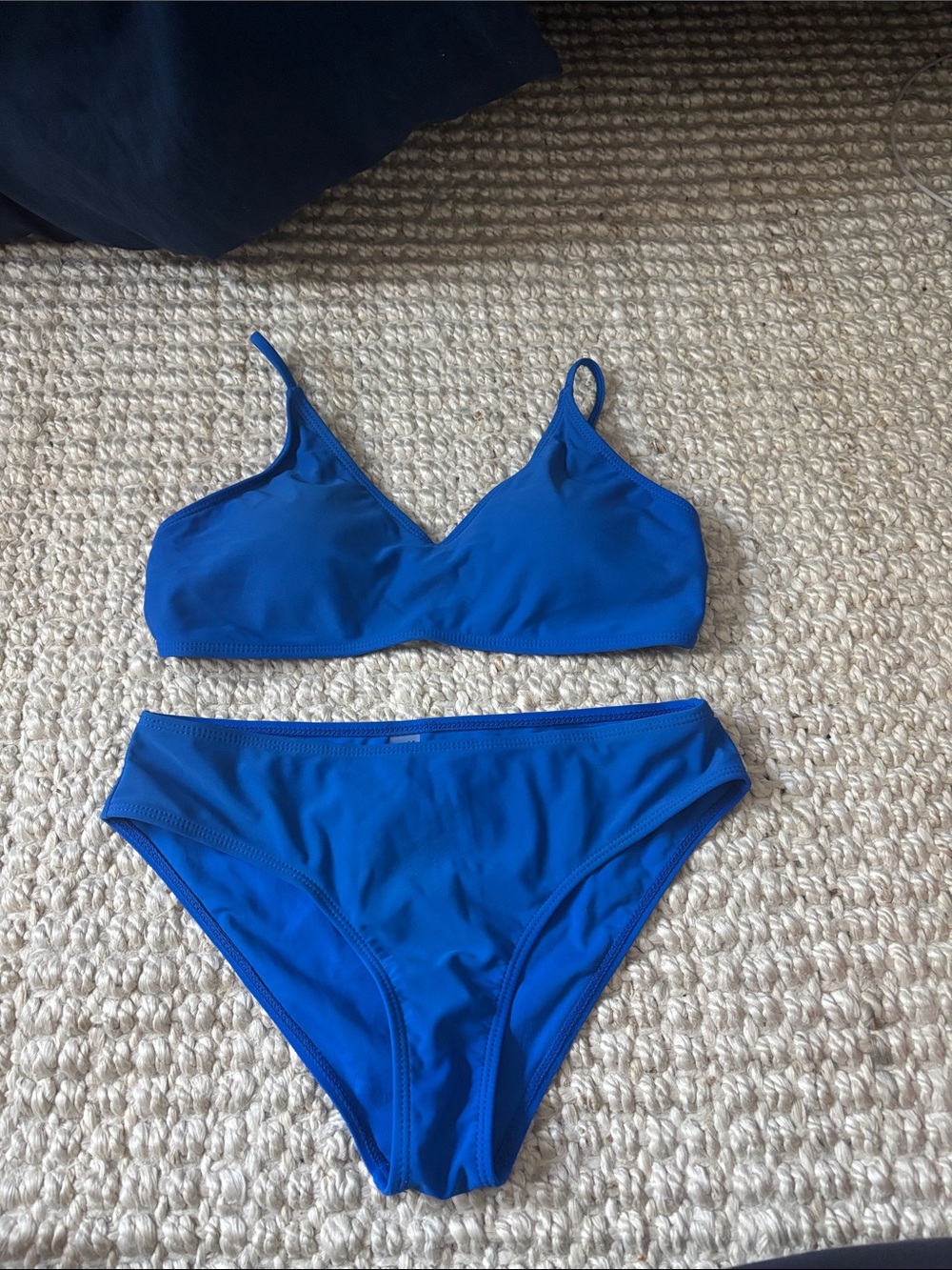 Classic Blue Tween Bikini Set - Brand:SHEIN